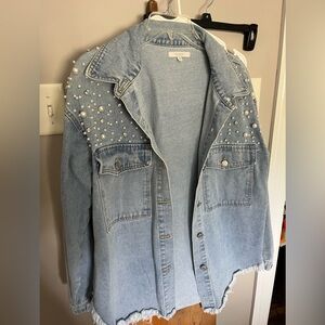 Pearl and diamond jacket